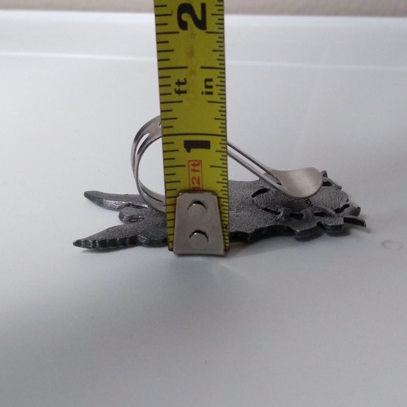 Camco Saint Christopher Protect Us Metal Auto Visor Clip - Picture 14 of 14